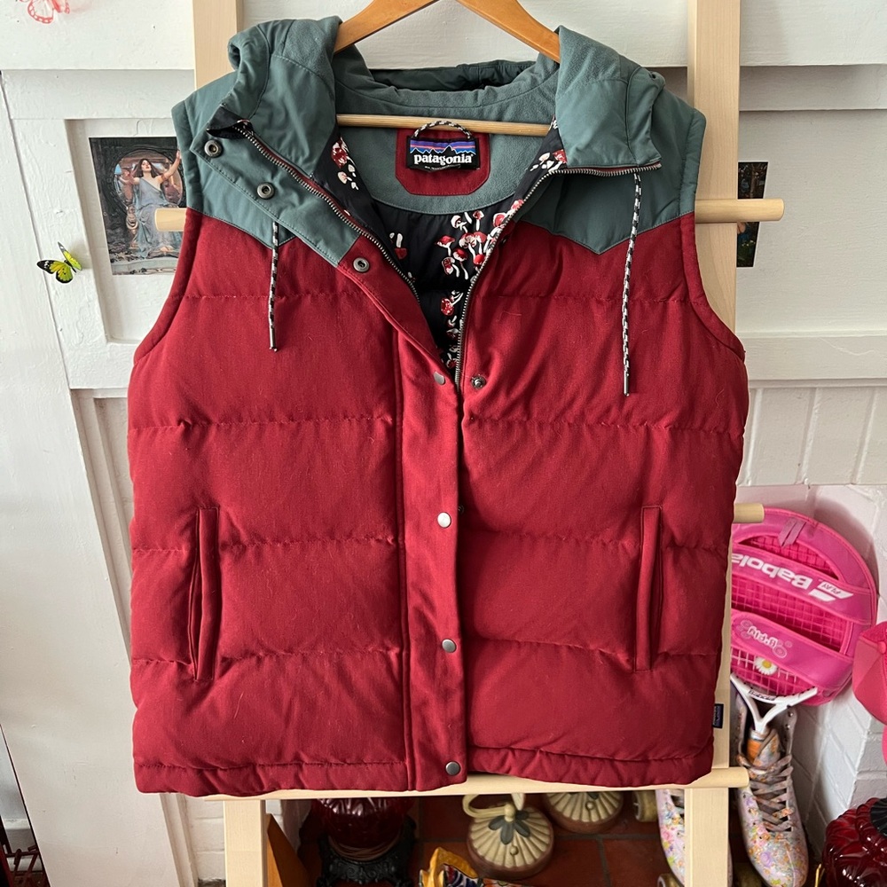 Patagonia Red Quilted Puffer Vest